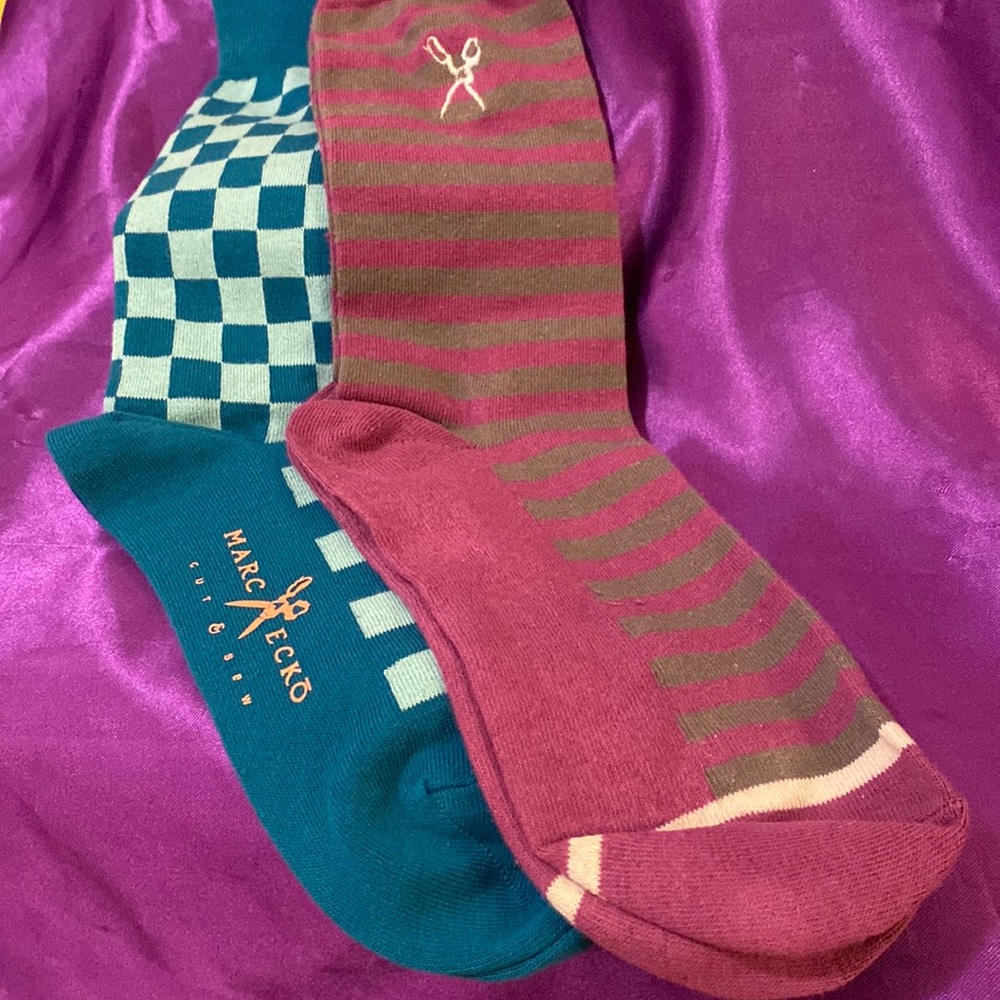 Marc Ecko Socks two pair NWOT SZ 9-11